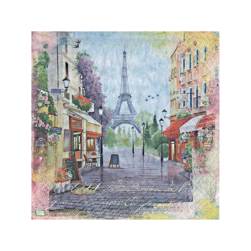 1serviette papier Paris - 1