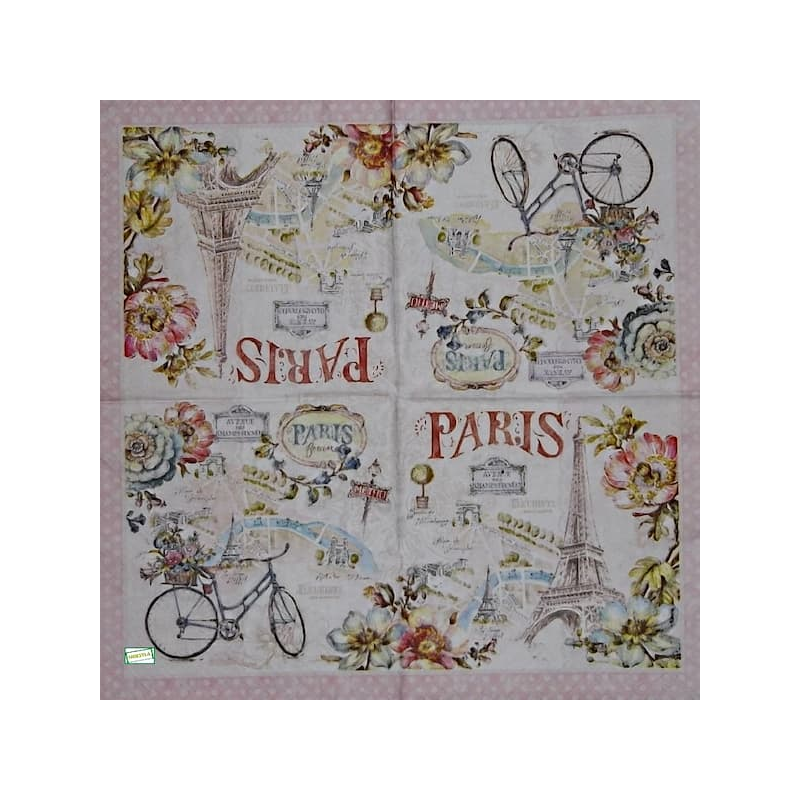 1 serviette Paris - 4