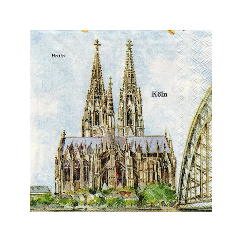 1 serviette Monuments - 8