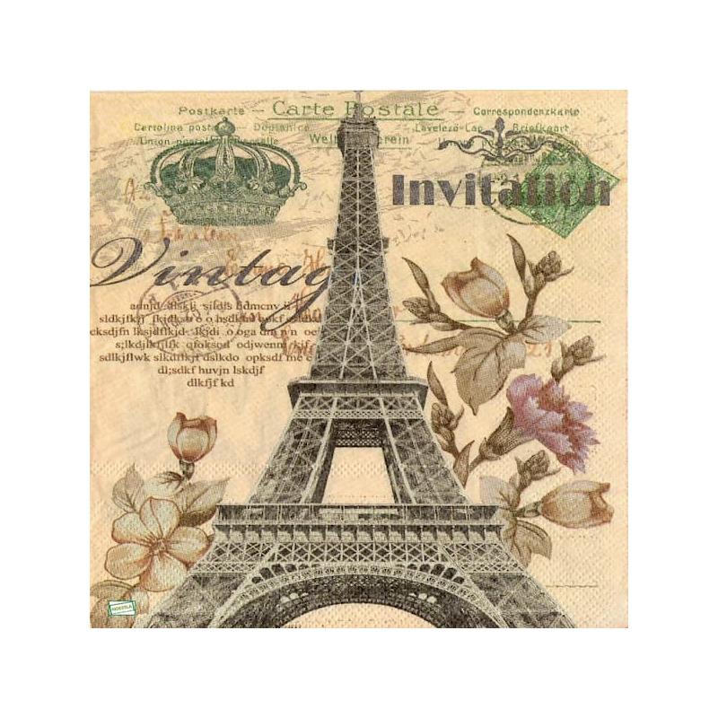 1 serviette Paris - 21