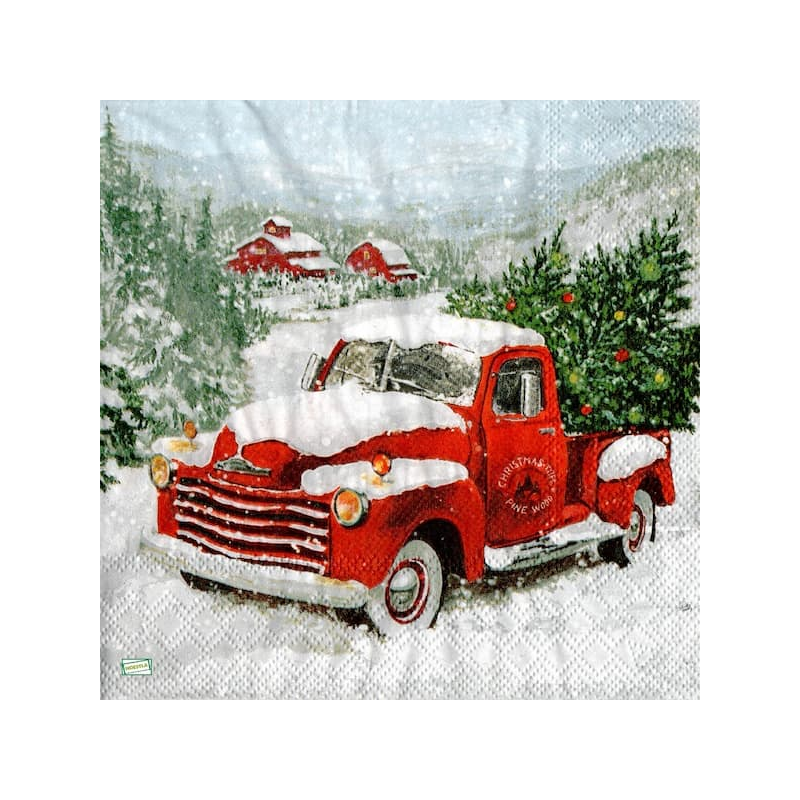 1 serviette papier Noêl - 57