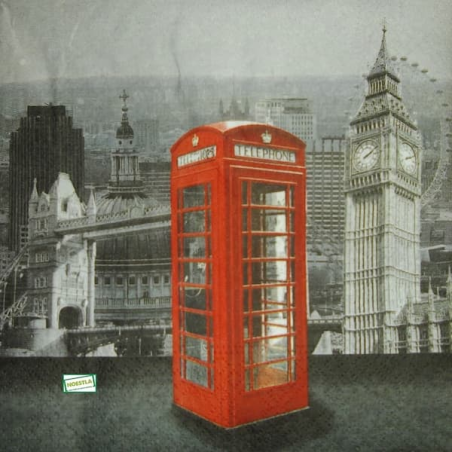 1 serviette Londres - 25