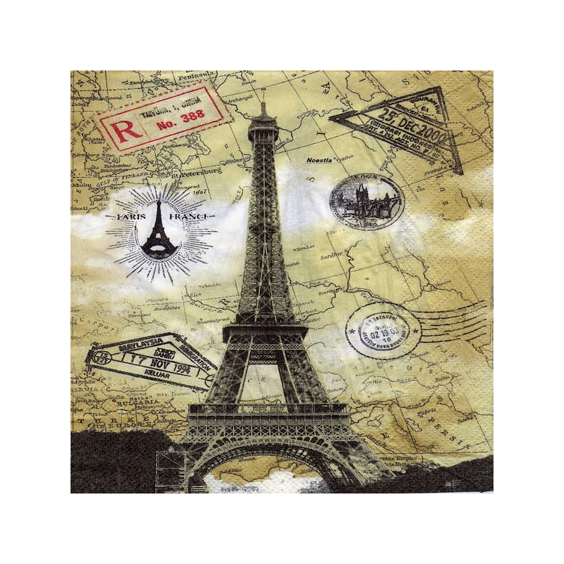 1serviette papier Paris -55