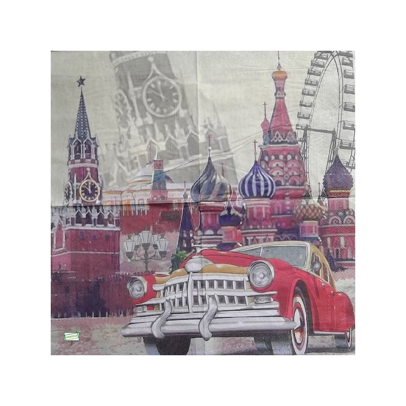 1 serviette Monuments -74