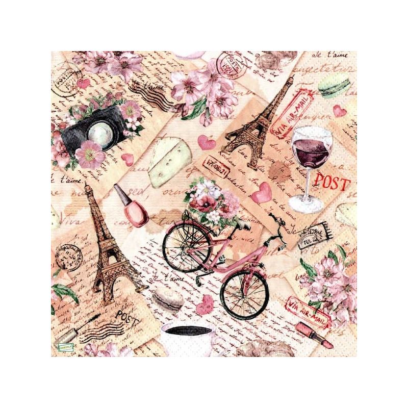 1serviette papier Paris -76