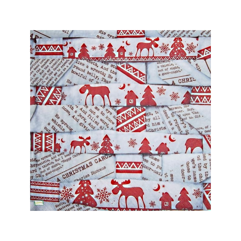 1 serviette papier Noêl - 62
