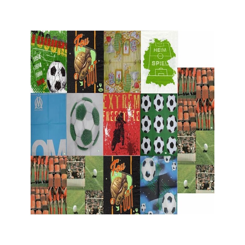 14 serviettes Le Sport -L40