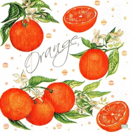20 serviettes Les oranges -L53