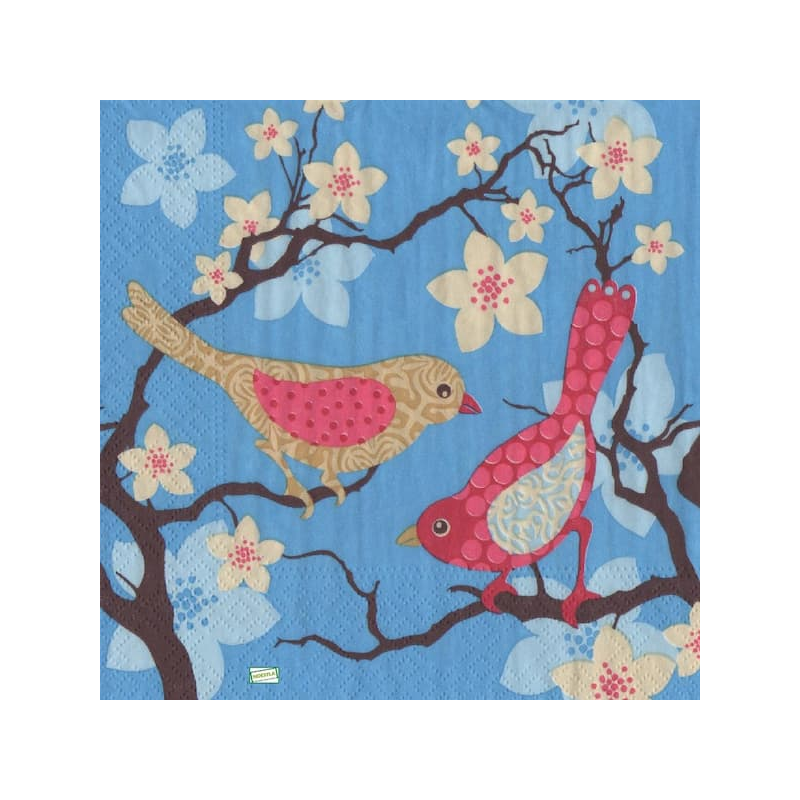 1serviette papier Oiseaux-4