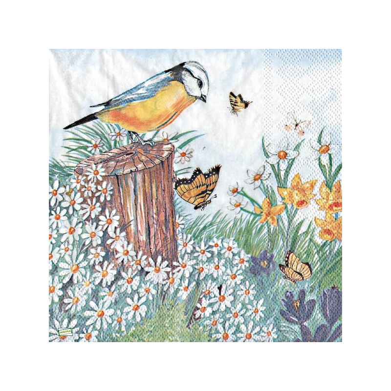 1serviette papier Mésange-13