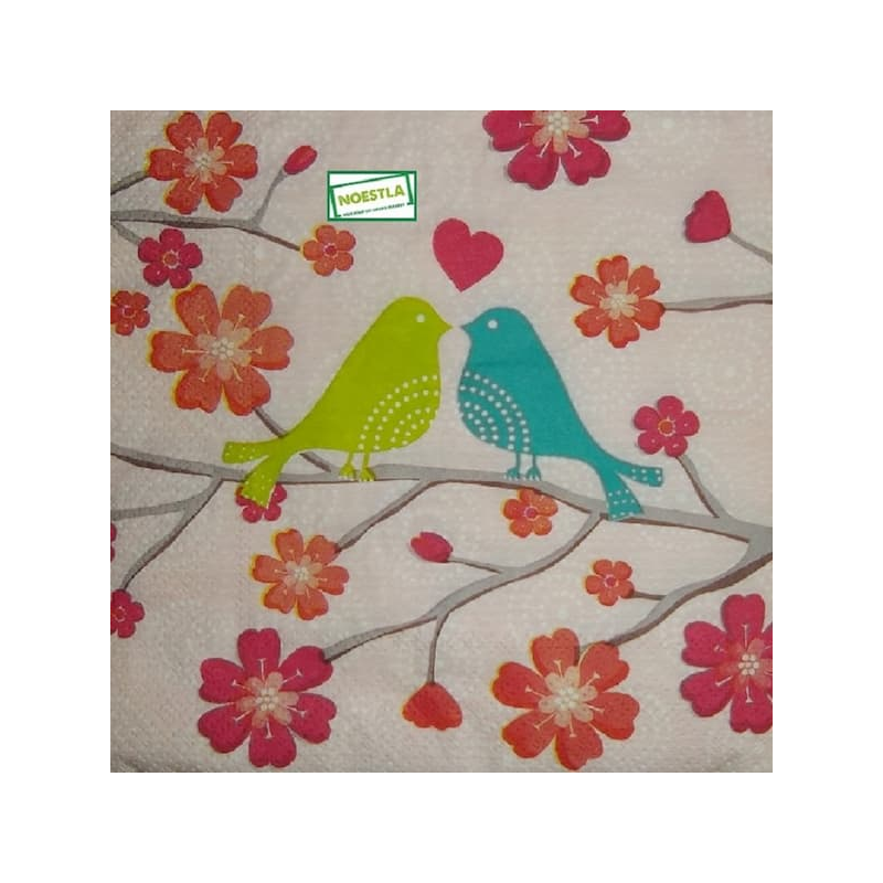 1serviette papier Oiseaux-14