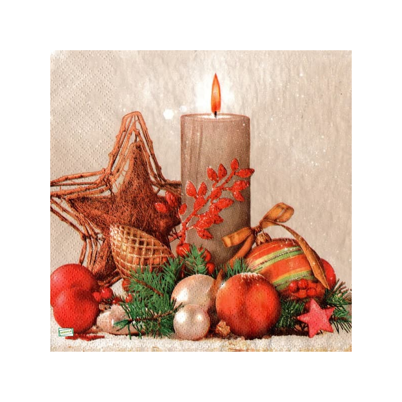 1 serviette papier Noêl - 71