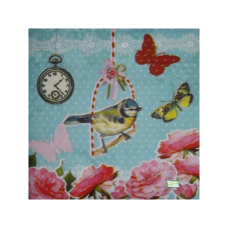 1serviette papier Oiseaux-42
