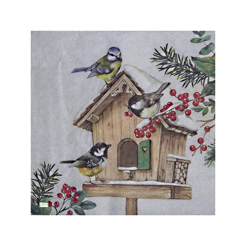 1serviette papier Moineaux-44