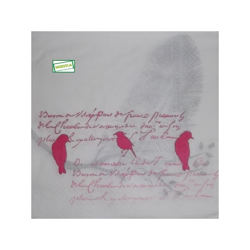 1serviette papier Moineaux-46