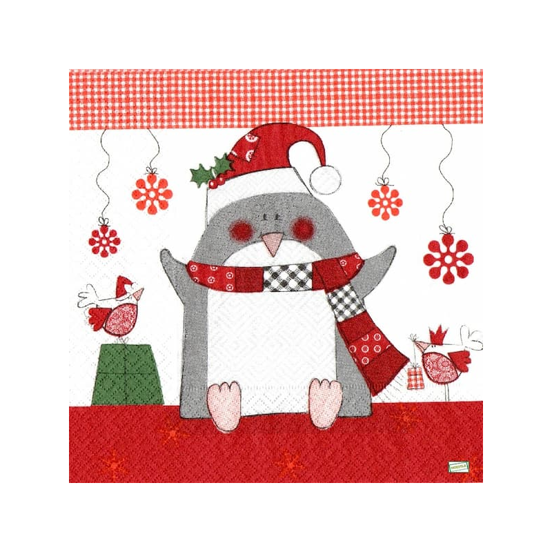 1 serviette papier Noêl - 76