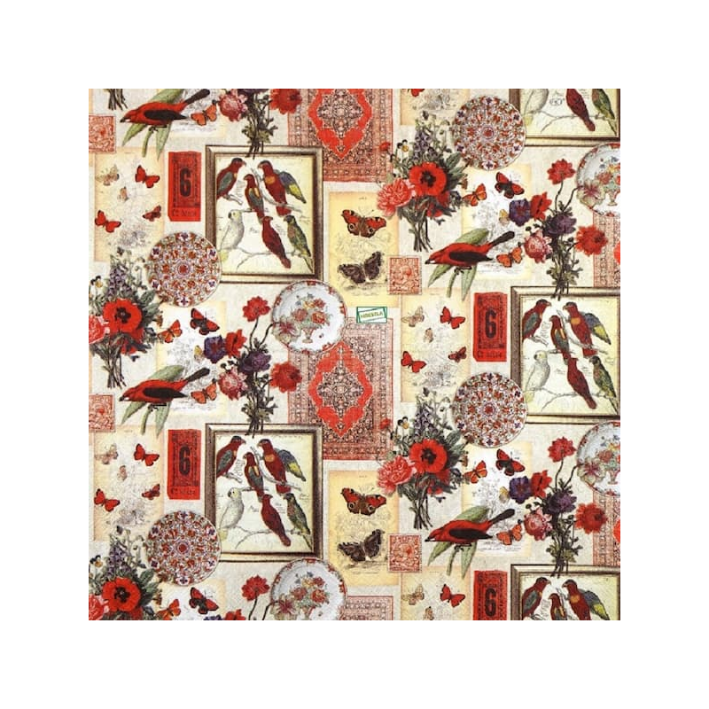 1serviette papier Oiseaux-60