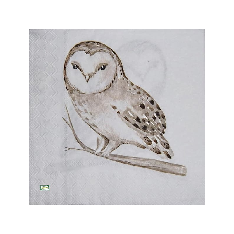 1 serviette La chouette -66