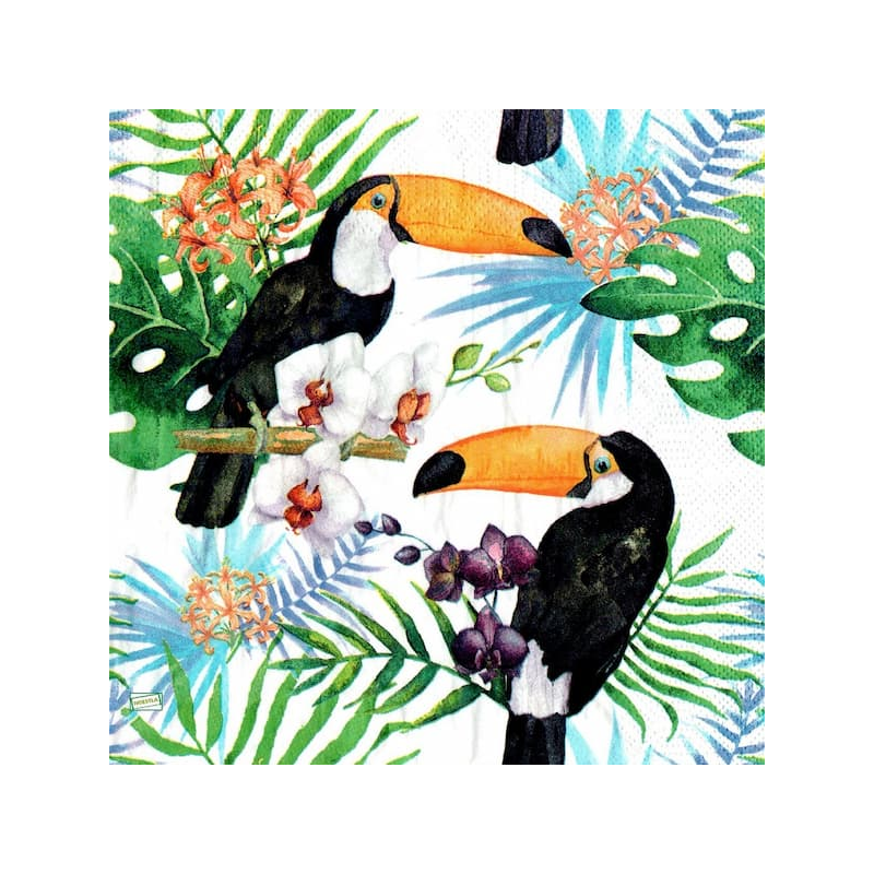 1 serviette Les Toucans -70