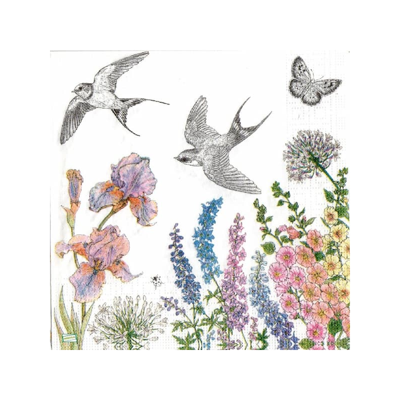 1 serviette Les hirondelles-79
