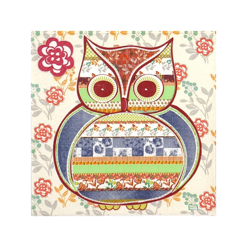 1 serviette Le hibou -93