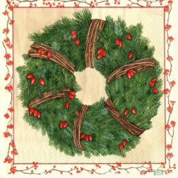 1 serviette papier Noêl - 81