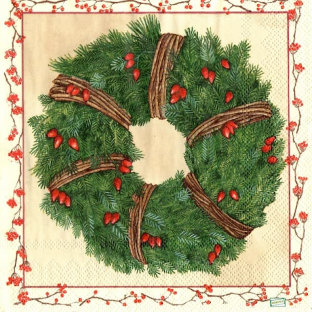 1 serviette papier Noêl - 81