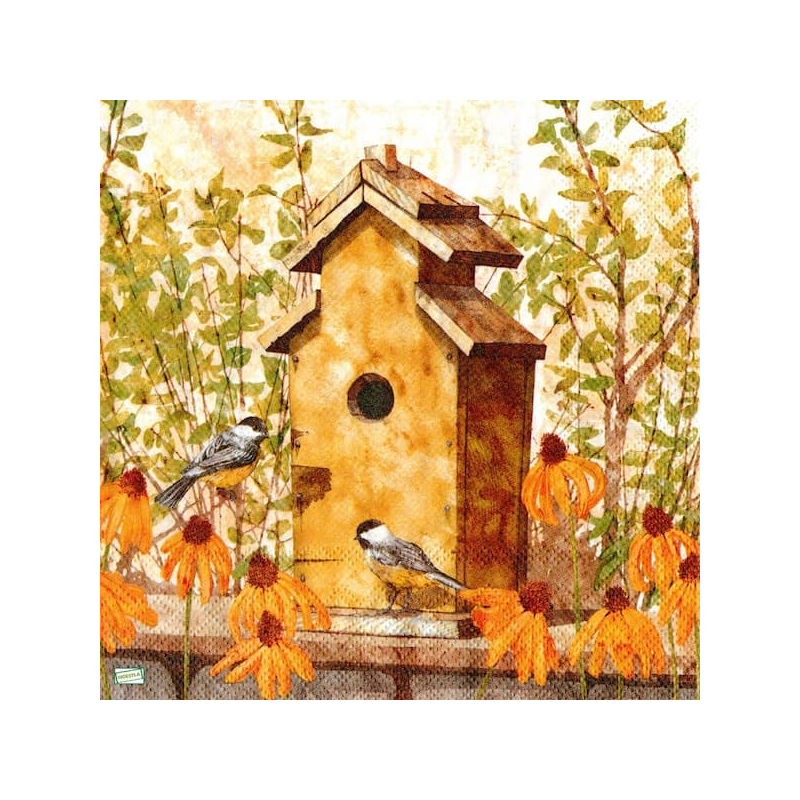 1serviette papier Moineaux-119