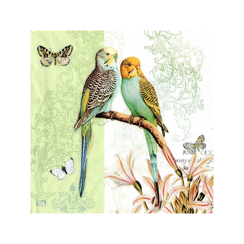 1 serviette Perroquets -126