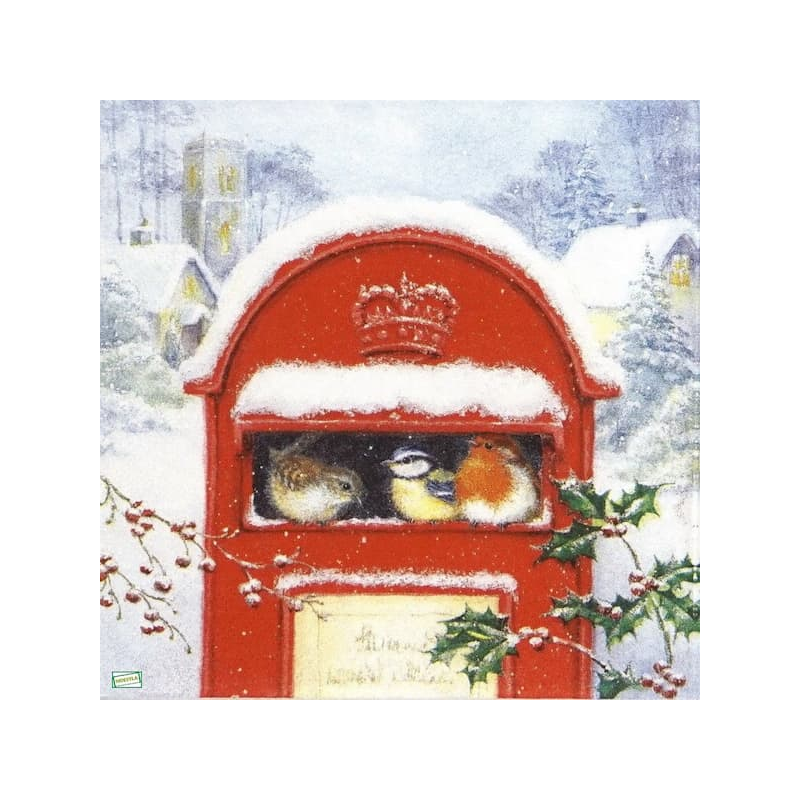 1serviette papier Oiseaux-139