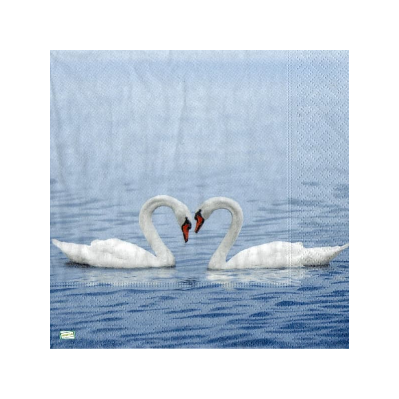 1 serviette Les cygnes -160