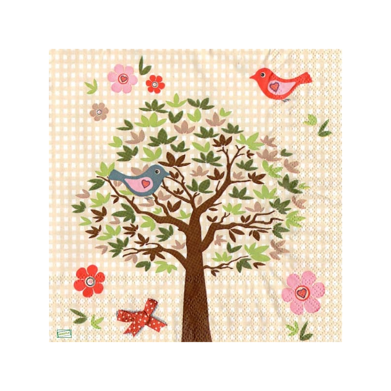 1 serviette Les Moineau-168