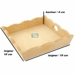 plateau bois Cuisine serviettage