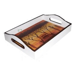 plateau bois Massais serviettage