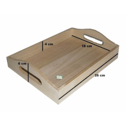 plateau bois Massais serviettage