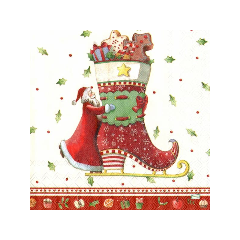 1 serviette papier Noêl - 88