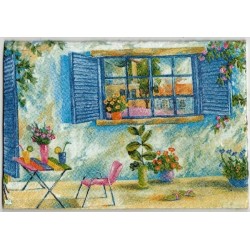 plaque déco ardoise Nature serviettage