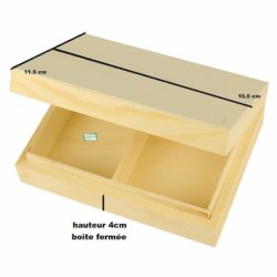 Boite bois Vintage serviettage