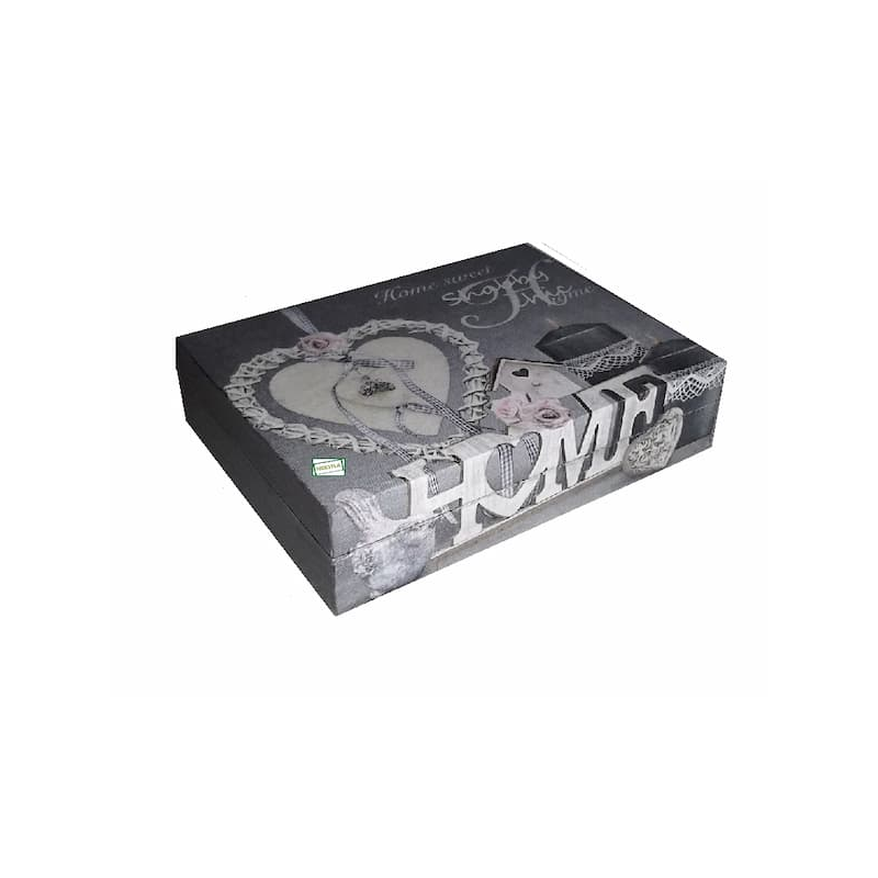 Boite bois Vintage serviettage