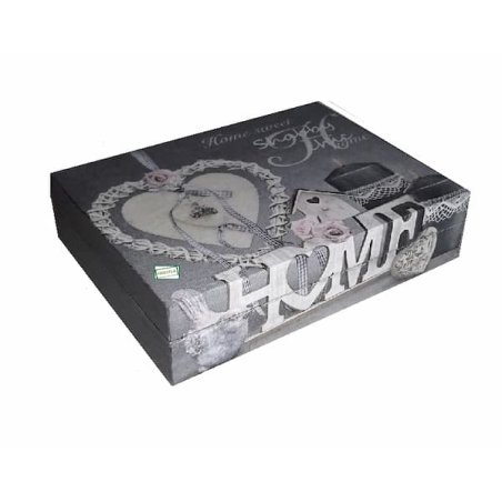 Boite bois Vintage serviettage