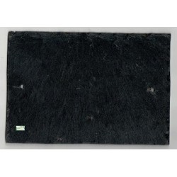 plaque déco ardoise Cheval serviettage