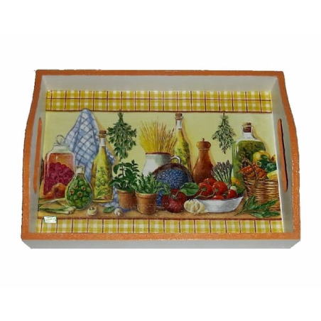 plateau bois Cuisine serviettage