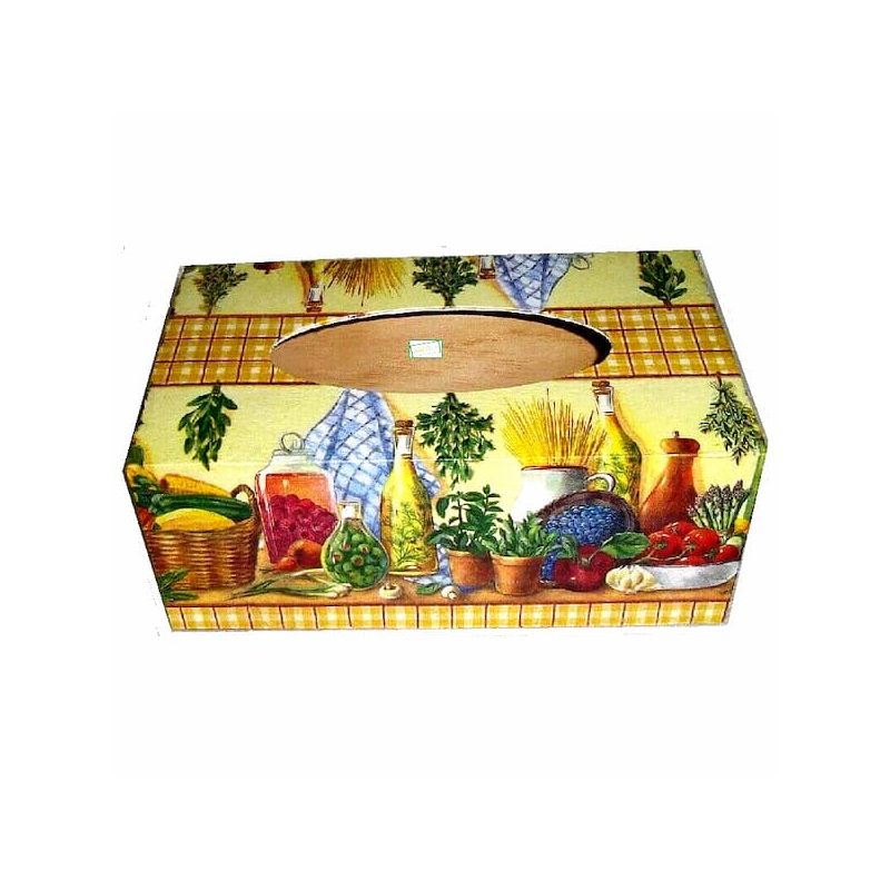 Boite mouchoirs Cuisine serviettage