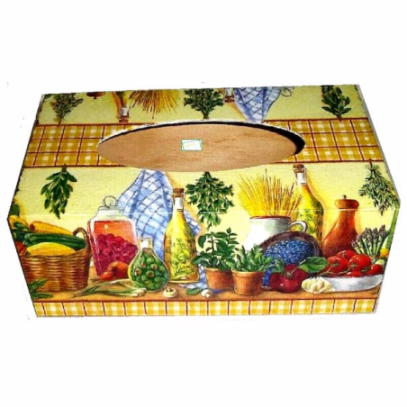 Boite mouchoirs Cuisine serviettage