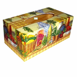Boite mouchoirs Cuisine serviettage