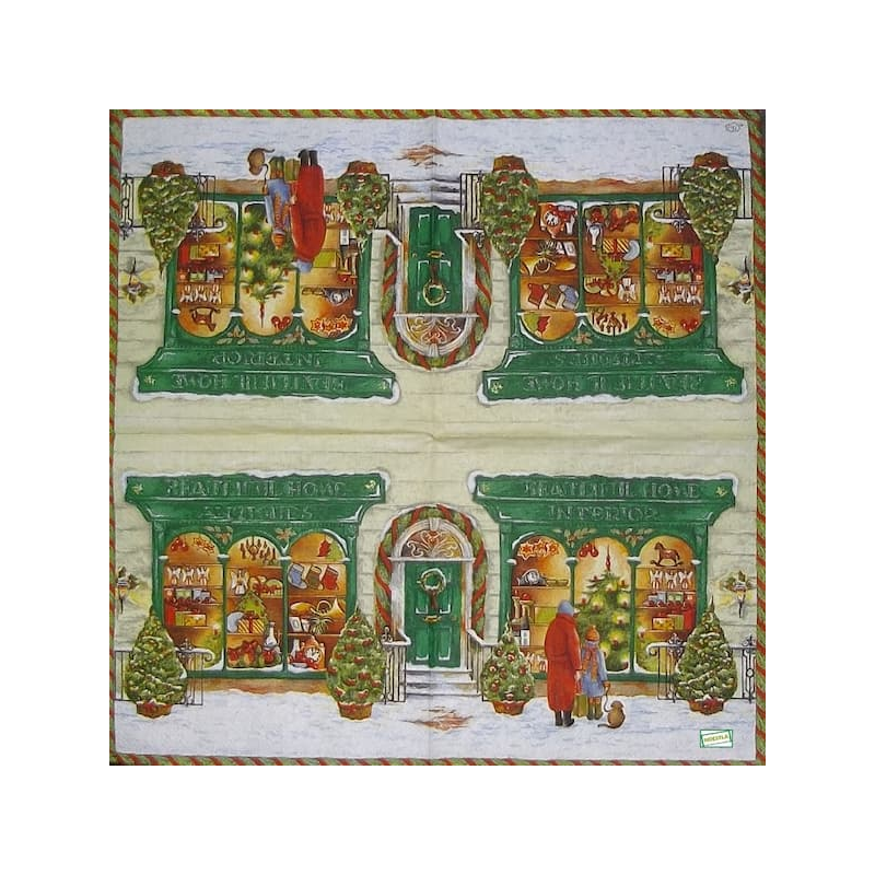 1 serviette papier Noêl - 100