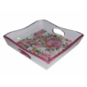 plateau bois Roses serviettage