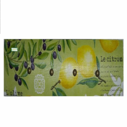 Accroche torchon Citrons serviettage