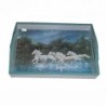 plateau bois Chevaux serviettage