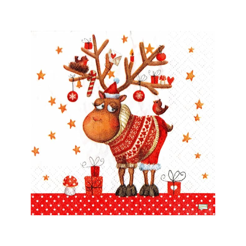 1 serviette papier Noêl - 104